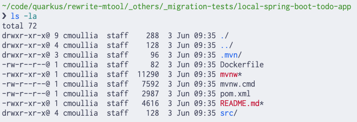 Application to migrate
