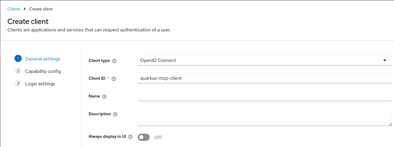 Quarkus MCP Client