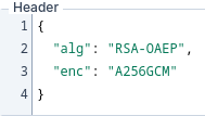 Encrypted access token