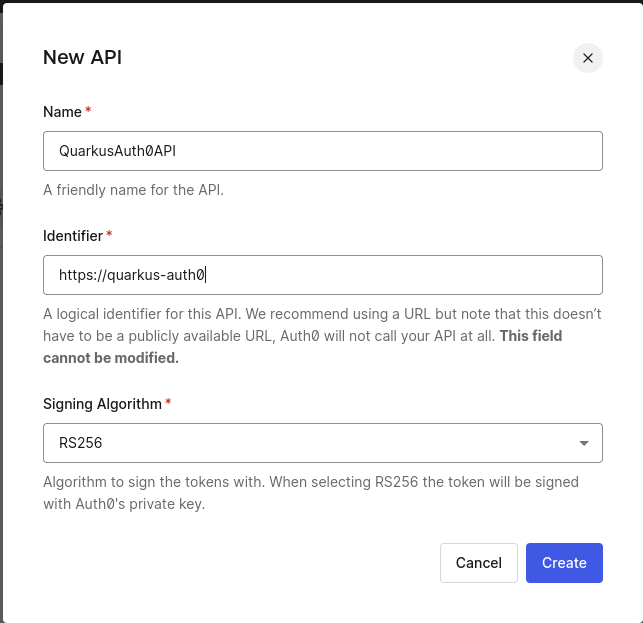 Auth0 API