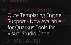 Qute Templating Engine Support article image
